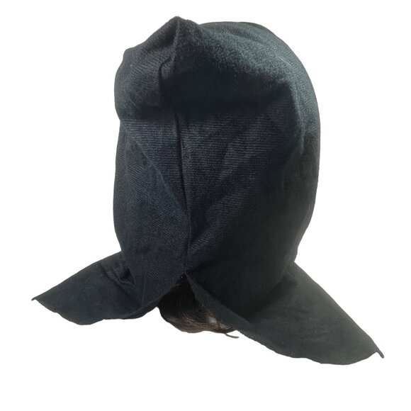 Halloween Pumpkin Skull Mask With Hood Adult Size Black Orange - Picture 5 of 8